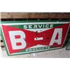 Image 1 : B-A Service Product Bowtie Porcelain Sign 42"x77" 