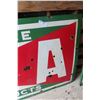 Image 5 : B-A Service Product Bowtie Porcelain Sign 42"x77" 