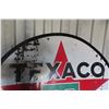 Image 10 : Texaco Porcelain 2 Sided Sign 72" Diameter 