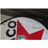 Image 15 : Texaco Porcelain 2 Sided Sign 72" Diameter 