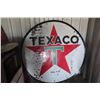 Image 9 : Texaco Porcelain 2 Sided Sign 72" Diameter 