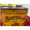 Image 6 : Buffalo Harness Oil Can, Prairie City Oil Co. 9"x5"x3 1/2"