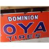 Image 4 : Dominion Royal Tires Porcelain Sign 25 1/2"x68"