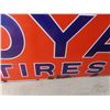 Image 6 : Dominion Royal Tires Porcelain Sign 25 1/2"x68"
