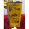 Image 2 : Buffalo Neatsfoot Oil Can, Prairie City Oil Co. 8 3/4"x 5 "x4 "