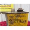 Image 4 : Buffalo Neatsfoot Oil Can, Prairie City Oil Co. 8 3/4"x 5 "x4 "