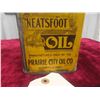 Image 5 : Buffalo Neatsfoot Oil Can, Prairie City Oil Co. 8 3/4"x 5 "x4 "