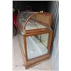 Image 2 : Oak Frame Display Store Case 75"x28"x52"