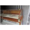 Image 4 : Oak Frame Display Store Case 75"x28"x52"