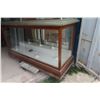 Image 6 : Oak Framed Display Store Case 71"x27"x52"