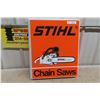 Image 1 : Stihl Chainsaw Lens Sign 22 1/2'' x 19'' 