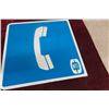 Image 5 : MTS Telephone Flange Sign 15'' x 15'' 