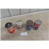 Image 6 : (4) Quart Oil Cans. (2) with Product. Veedol, Varcon, STP, 