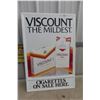Image 1 : Viscount Cigarettes Metal Sign 23'' x 34'' 