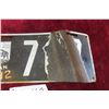 Image 3 : 1912 Manitoba Porcelain License Plate, Has Damage.