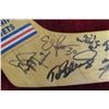 Image 4 : Winnipeg Jets Mini Goalie Hockey Stick with Autographs :