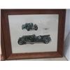 Image 5 : (2) Wood Framed Road & Track Pictures 19 1/2'' x 24'' 