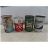 Image 5 : (4) Oil Cans: (3) 1 Gal, (1) 1Litre, Shell, Havoline, Castrol. 