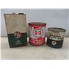 Image 4 : (3) Cans: BA 1 Gallon, Purity 99 Antifreeze 1 Gallon, Texaco Marfak