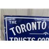 Image 2 : Toronto General Trusts Corp. Porcelain 2-Sided Flange 12'' x 