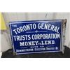 Image 8 : Toronto General Trusts Corp. Porcelain 2-Sided Flange 12'' x 