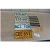 Image 1 : 1960s+Up (4) License Plates, (5) Tags 