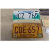 Image 3 : 1960s+Up (4) License Plates, (5) Tags 
