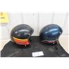 Image 5 : (2) Vintage Snowmobile Helmets: Skidoo, Motoski 