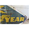 Image 5 : Goodyear Tires Metal Sign 32'' x 60'' (Faded)
