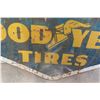 Image 6 : Goodyear Tires Metal Sign 32'' x 60'' (Faded)