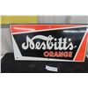 Image 1 : Nesbitts Orange Porcelain Sign 19'' x 10'' 