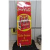Image 1 : 1941 Drink Coca Cola Take Home a Carton Metal 6-Pack Sign,
