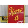 Image 4 : 1939 Come In Have a Coca Cola Porcelain Large Press Sign