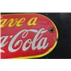 Image 6 : 1940s Have a Coca Cola Porcelain Palm Press 3 1/2'' x 6 1/2'' 
