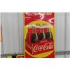 Image 3 : 1951 Serve Coca Cola at Home with 6-Pack Graphics Metal Sign,