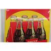 Image 5 : 1951 Serve Coca Cola at Home with 6-Pack Graphics Metal Sign,
