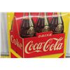 Image 6 : 1951 Serve Coca Cola at Home with 6-Pack Graphics Metal Sign,