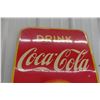 Image 3 : 1949 Drink Coca Cola Metal Bottle Sign 17'' x 52 1/2'' St.Thomas