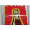 Image 4 : 1949 Drink Coca Cola Metal Bottle Sign 17'' x 52 1/2'' St.Thomas