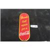 Image 1 : 1940s Thanks Call Again for a Coca Cola Porcelain Palm Press