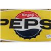 Image 2 : Pepsi Enjoy Porcelain Kickplate Sign 12'' x 29 1/2'' P+M. 