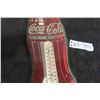 Image 4 : Coca Cola Bottle-Shaped Metal Thermometer 5'' x 17'' 