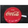 Image 1 : 1949 Drink Coca Cola Porcelain Button Sign 12'' Diam. 