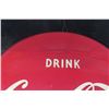 Image 2 : 1949 Drink Coca Cola Porcelain Button Sign 12'' Diam. 
