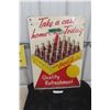Image 1 : 1952 Coca Cola Take a Case Home Today 19 1/2'' x 28'' 