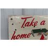Image 8 : 1952 Coca Cola Take a Case Home Today 19 1/2'' x 28'' 