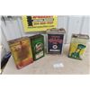 Image 1 : (4) Oil Cans : 1gal, 2gal, Castrol, Texaco, Esso, Chryco. 