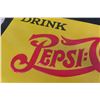Image 4 : 1953 Drink Pepsi Cola 12ounces Double Dot Tin Embossed Sign