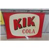 Image 1 : 1971 Kik Cola Metal Embossed Sign 19'' x 27'' 