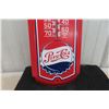 Image 4 : Pepsi Cola Metal Thermometer with Bulb 8 1/2'' x 27'' Not Too Old. 